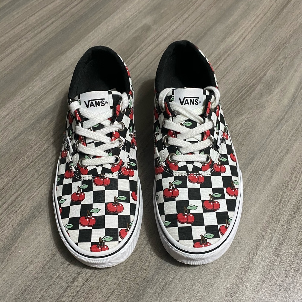 Vans Old Skool Lo Red Cherry Women Sneakers - SZ 6 - Picture 10 of 10